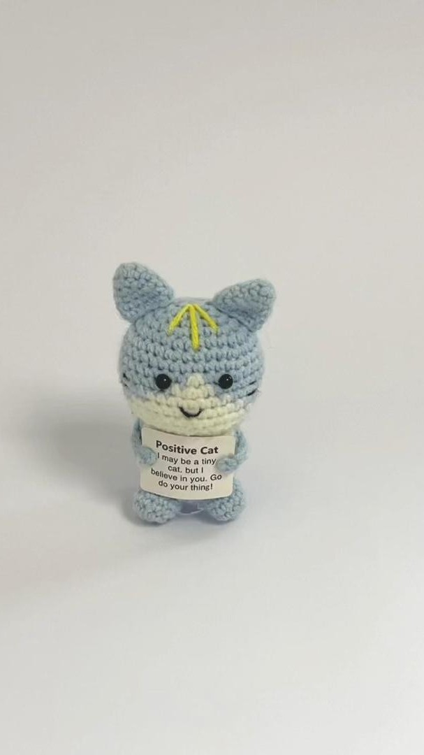 跨境手工钩织玩偶小猫玩偶