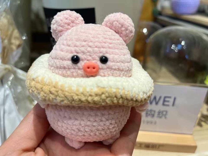 小猪手工钩织品